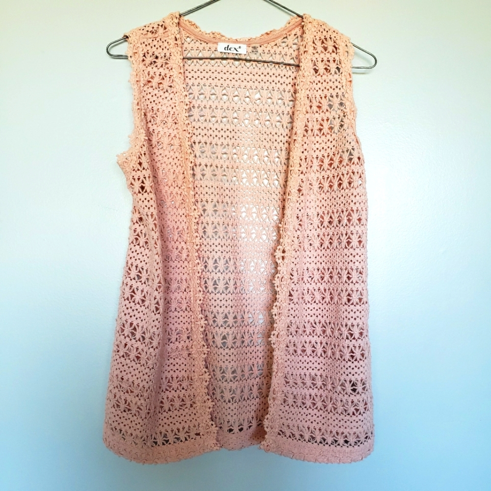 Dex Kids Knit Sleeveless Cardigan